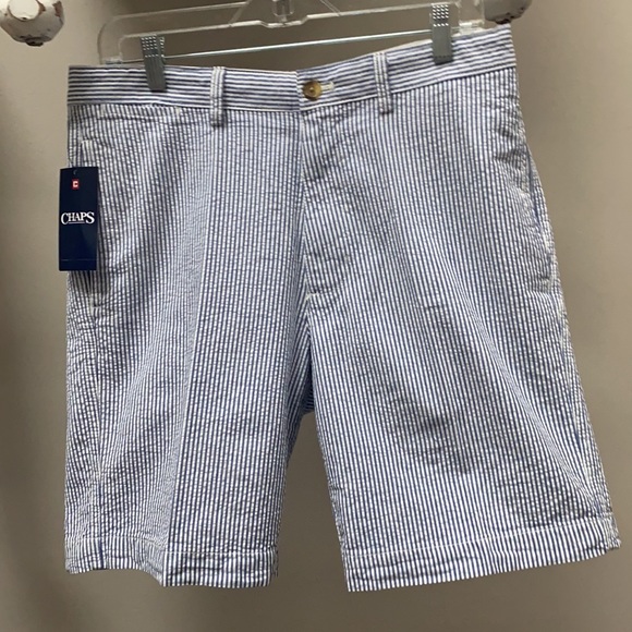 SZ 32 Chaps Seersucker Shorts - Picture 4 of 9